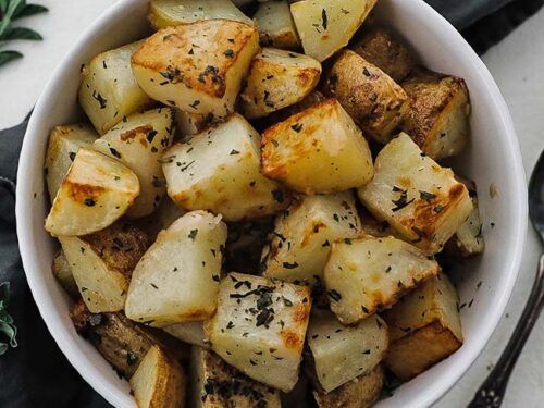 Oven Roasted Potatoes - Dinner at the Zoo