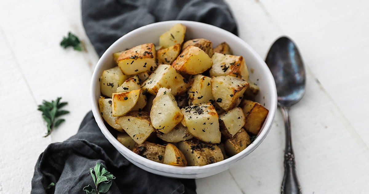 Oven Roasted Potatoes With Garlic And Oregano Hot Sex Picture 