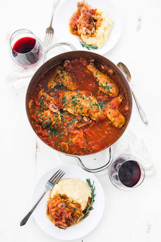 Classic Chicken Cacciatore Recipe Chef Billy Parisi