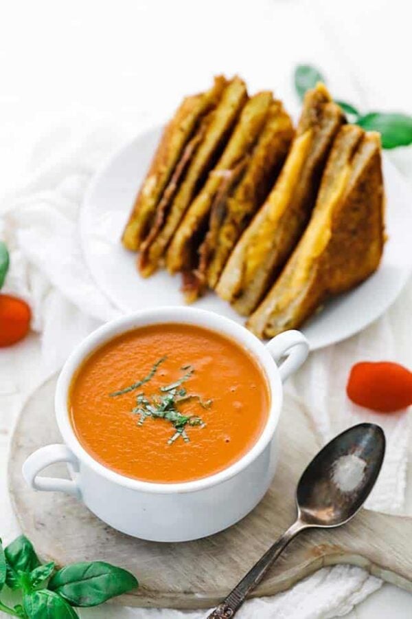 Grilled Cheese and Tomato Soup Recipe - Chef Billy Parisi