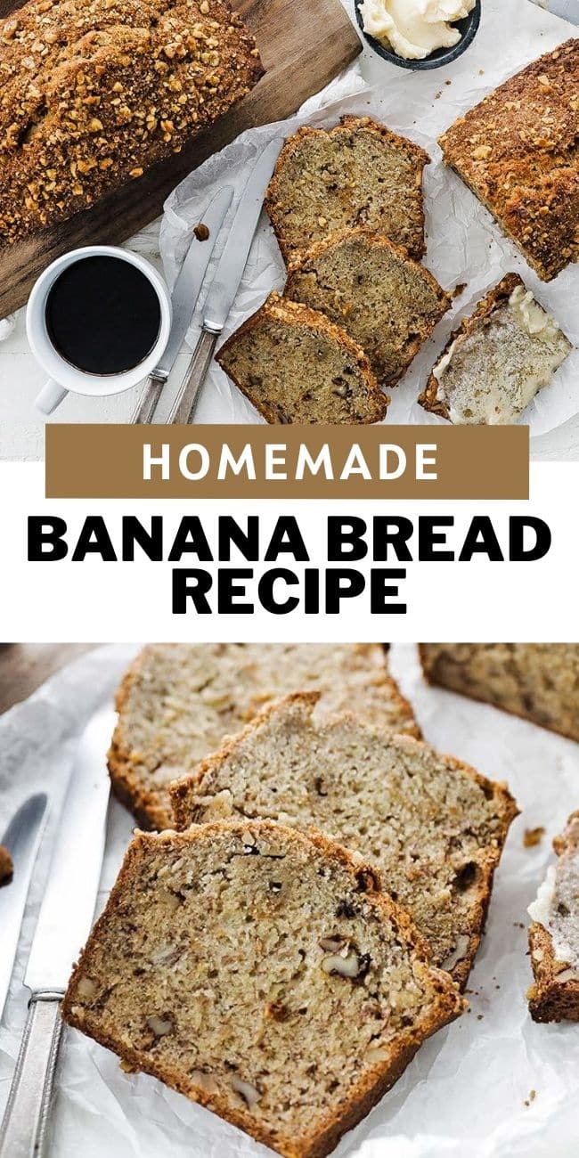 Homemade Banana Bread Recipe (Video) - Chef Billy Parisi