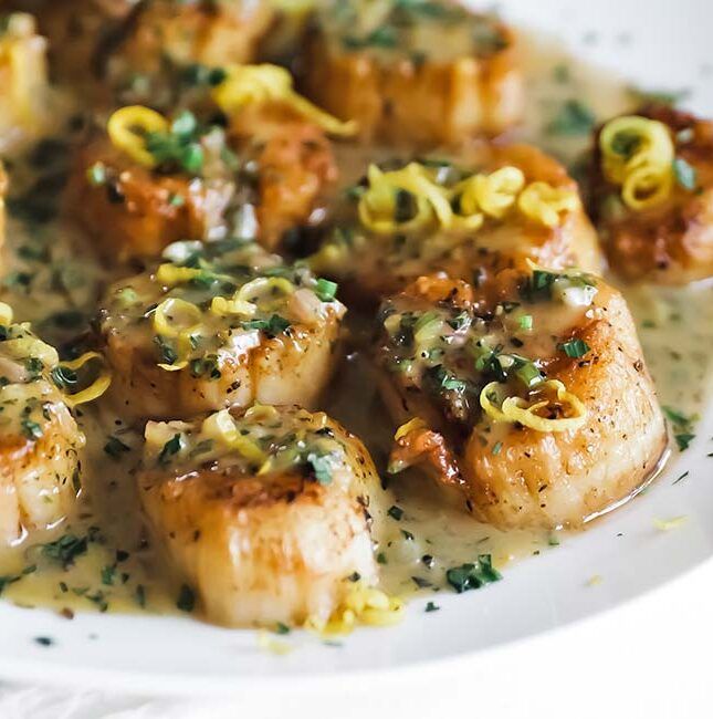 Pan Seared Sea Scallops Recipe Chef Billy Parisi 5804