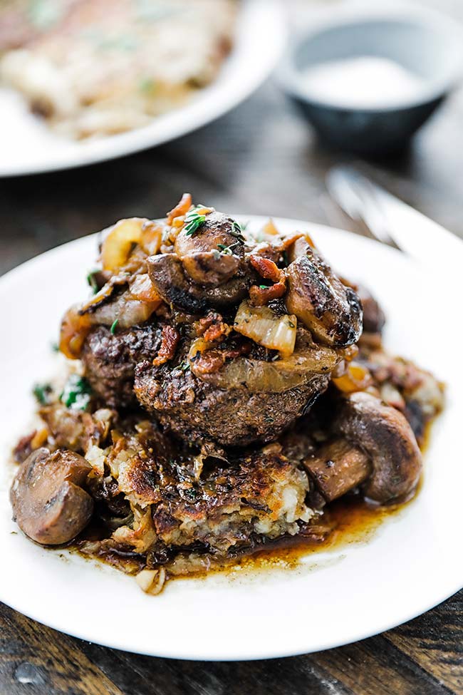 Chopped Steak Recipe With Onions And Mushrooms Chef Billy Parisi