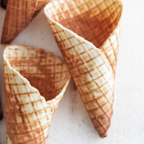 waffle cones