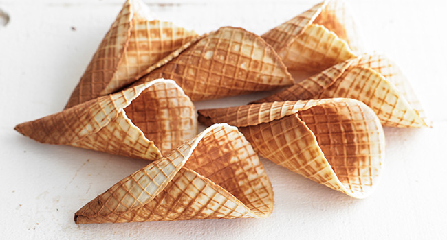 waffle cones