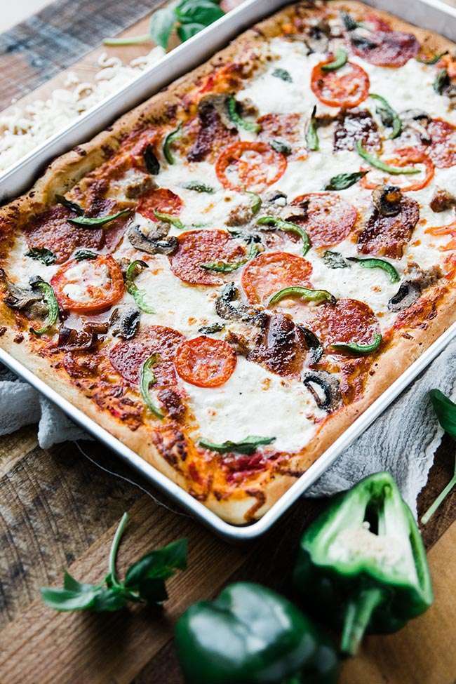 Sheet Pan Sicilian Pizza Recipe Chef Billy Parisi   Sheet Pan Pizza 5 