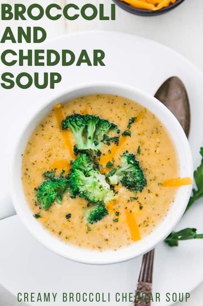 Broccoli Cheddar Soup Recipe - Chef Billy Parisi