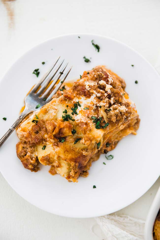 Authentic Classic Lasagna Bolognese Recipe with Homemade Noodles