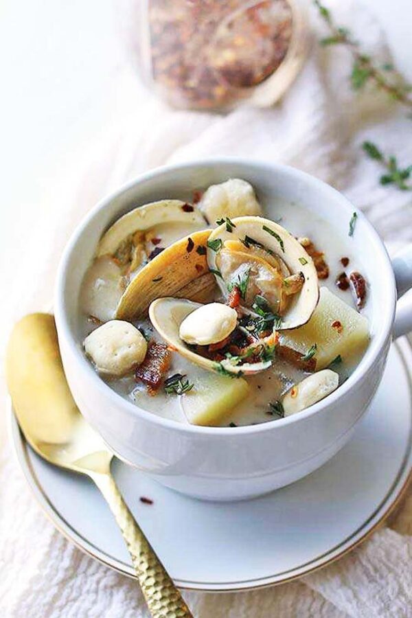 New England Clam Chowder Recipe - Chef Billy Parisi