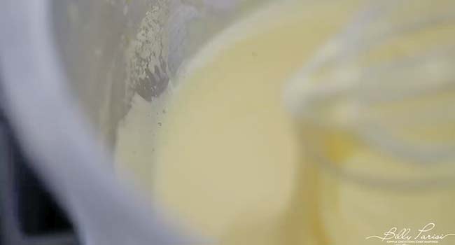 frothy egg whites