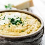 polenta in a bowl