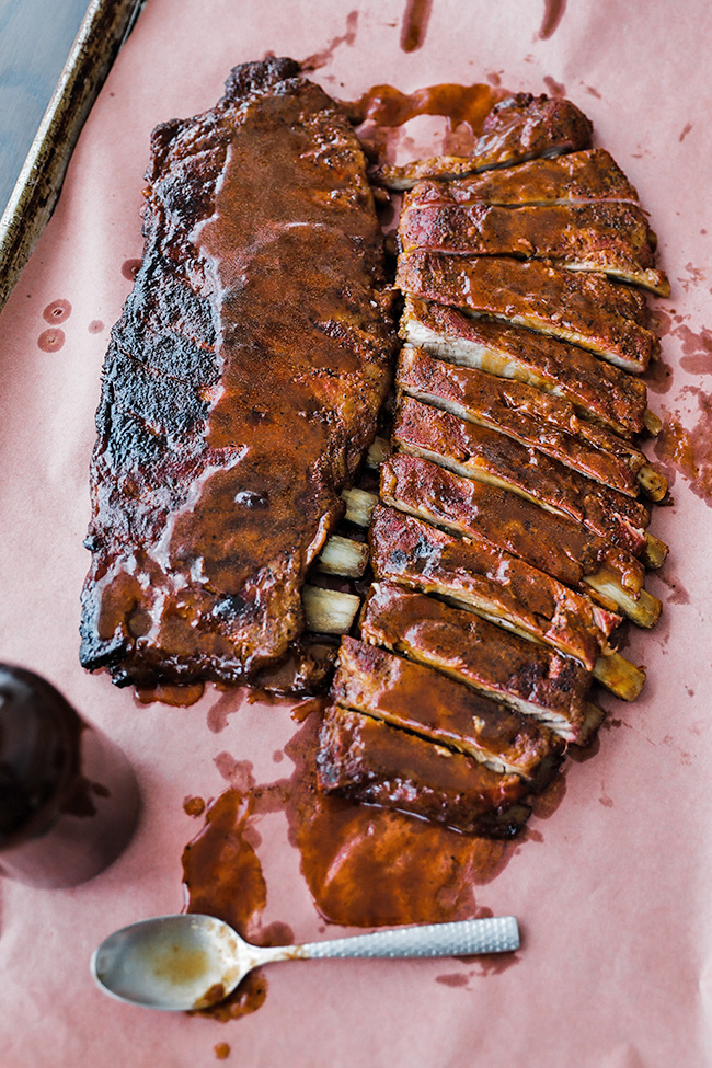 smoked BBQ ribs