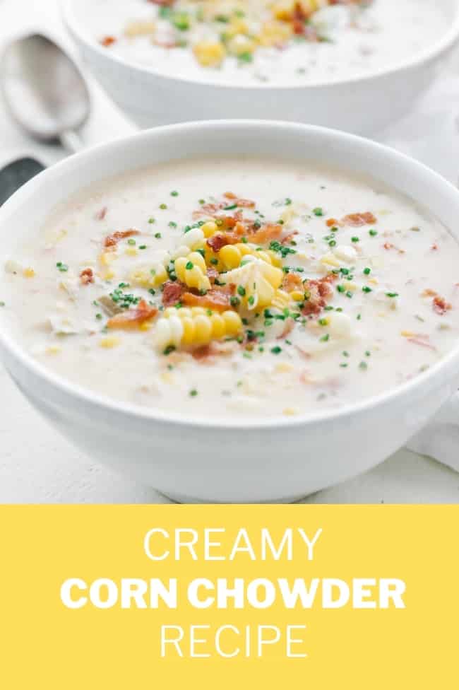 Easy Corn Chowder Recipe - Chef Billy Parisi