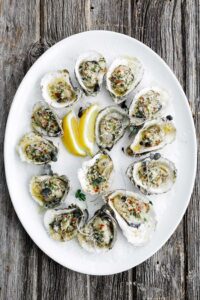 Grilled Oysters Recipe With Beer Butter - Chef Billy Parisi