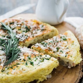 frittata with herbs