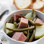 ham and potato stew with green beans