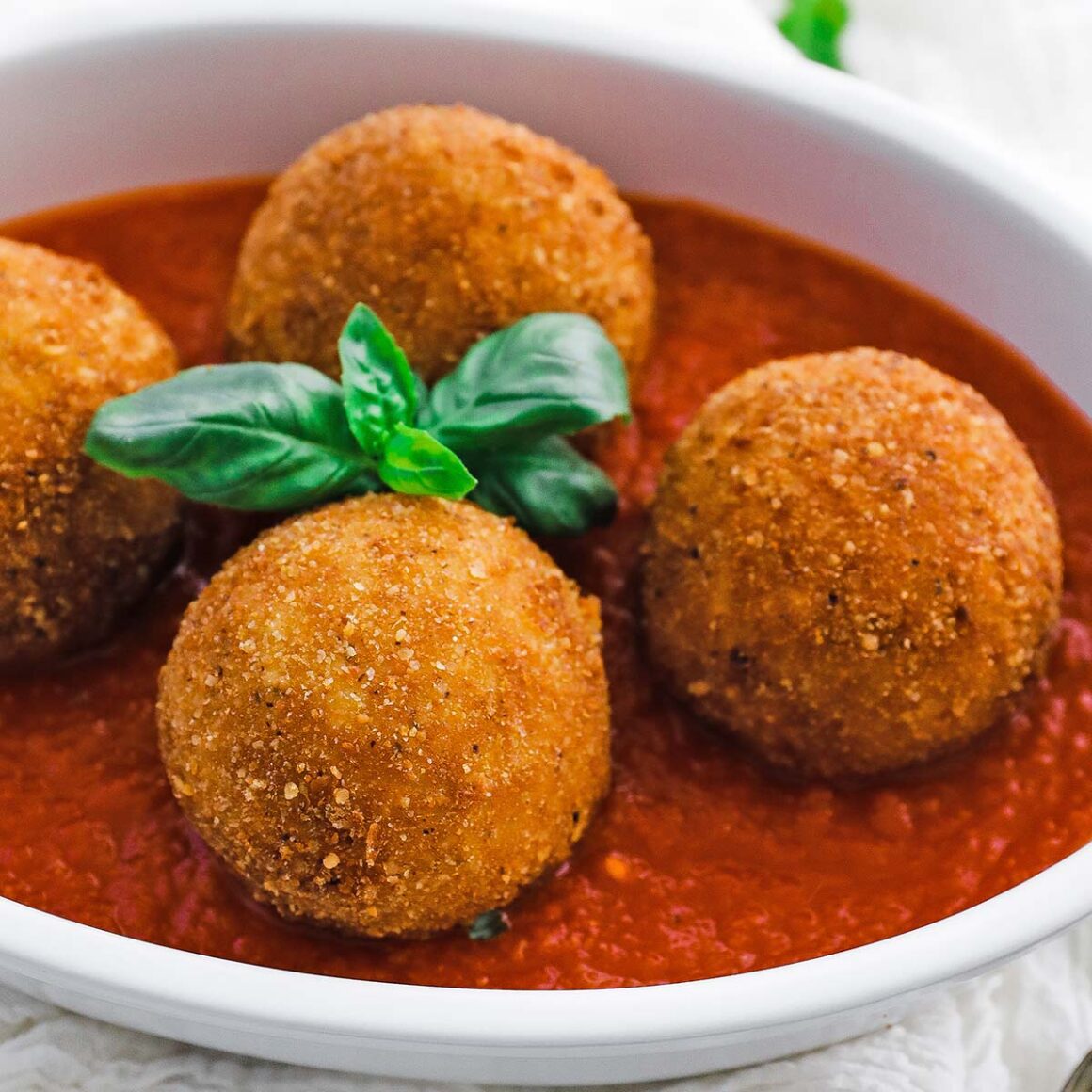 Arancini Recipe (Creamy Crispy Fried Risotto Balls) - Chef Billy Parisi