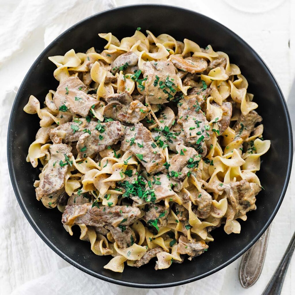 Easy Beef Stroganoff Recipe - Chef Billy Parisi