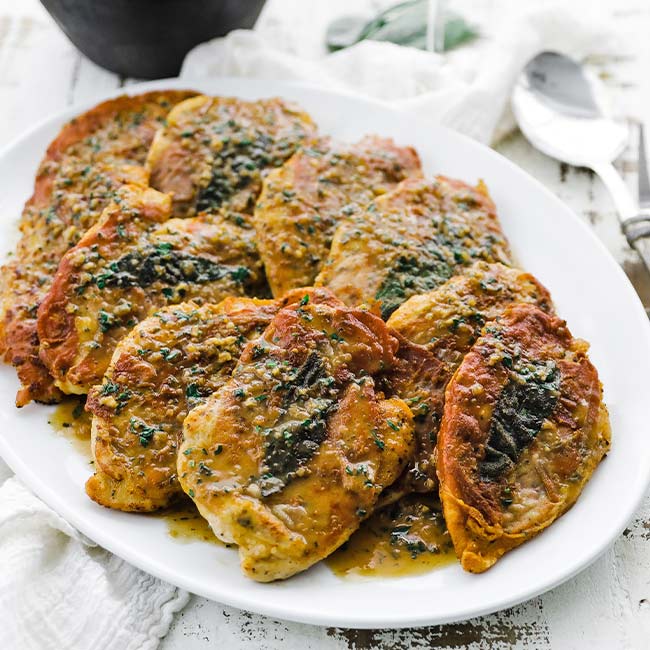 Fried Chicken Cutlets and Country Gravy - The Seasoned Mom