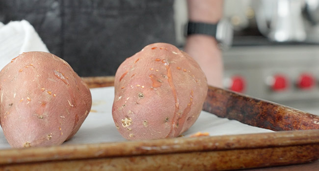 baked sweet potatoes