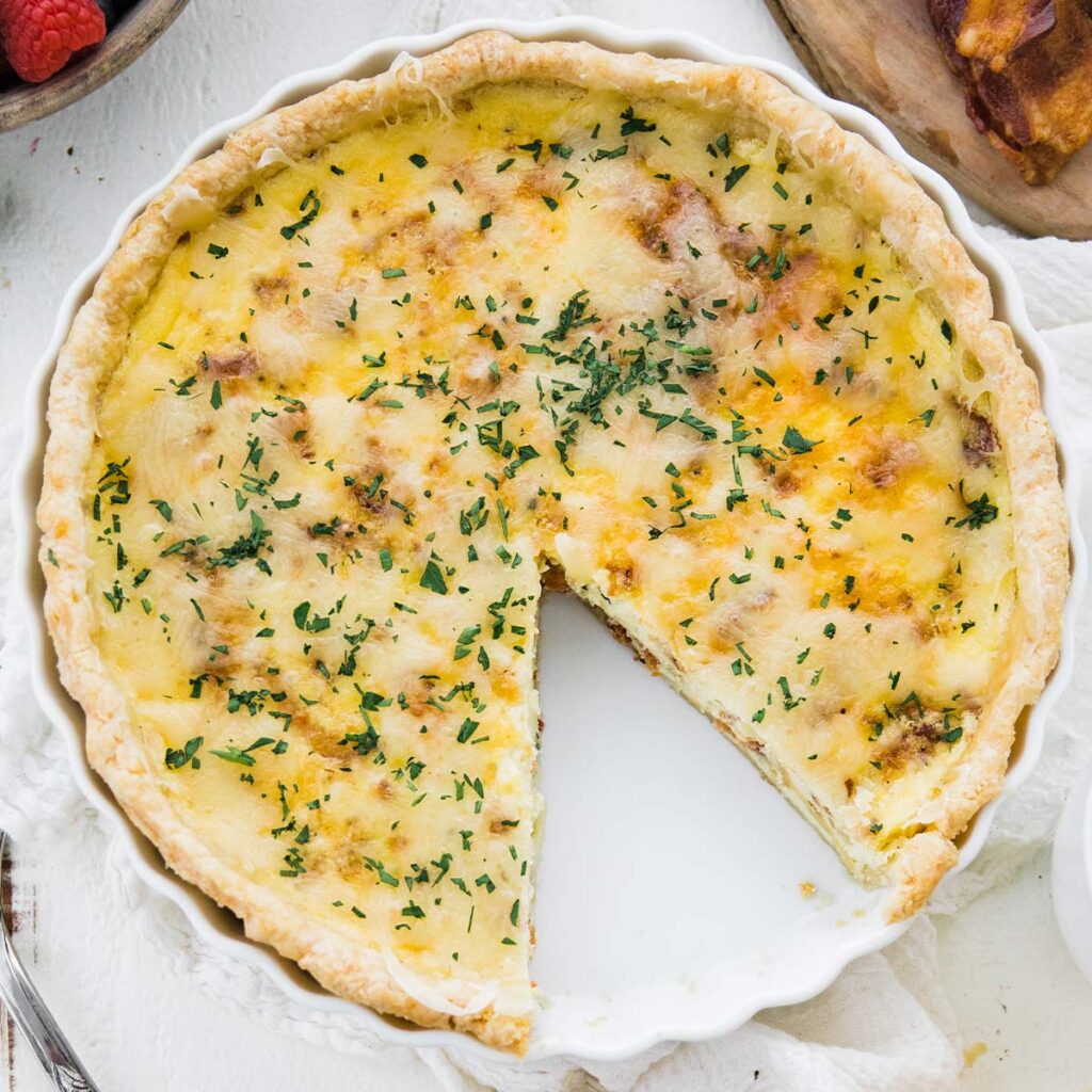 Quiche Lorraine Recipe - Chef Billy Parisi