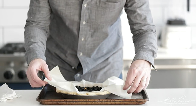 par-baking a pie crust