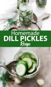 Homemade Dill Pickle Recipe - Chef Billy Parisi