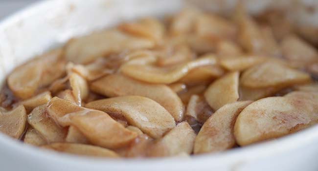 baked apple slices 