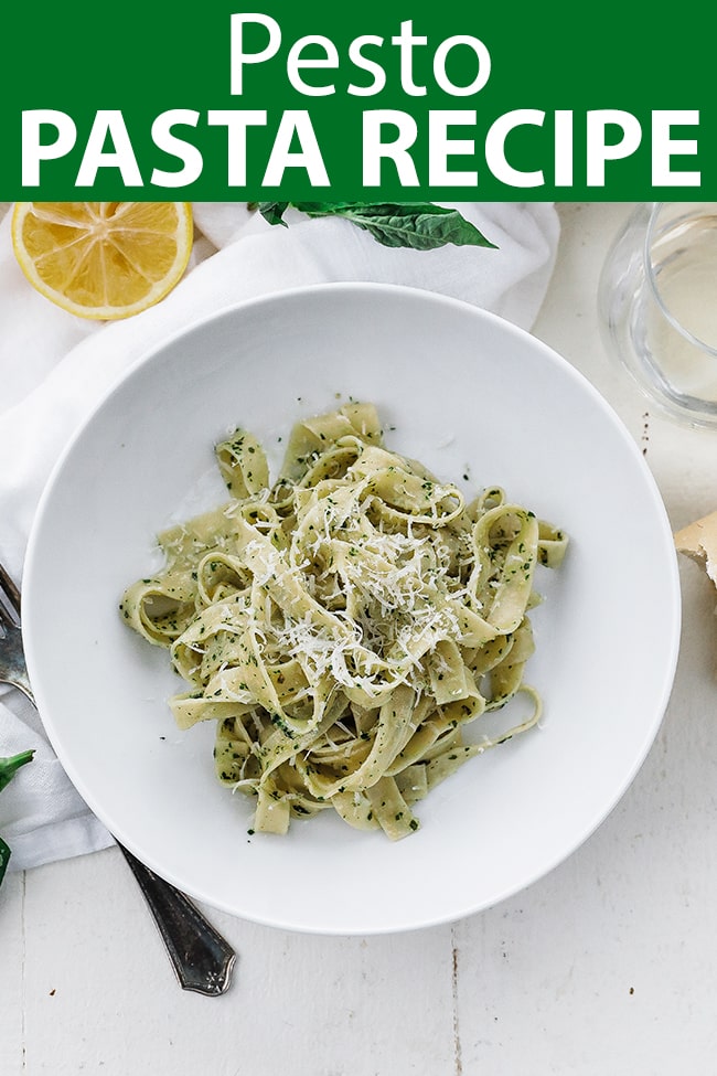 Easy Pesto Pasta Recipe - Chef Billy Parisi