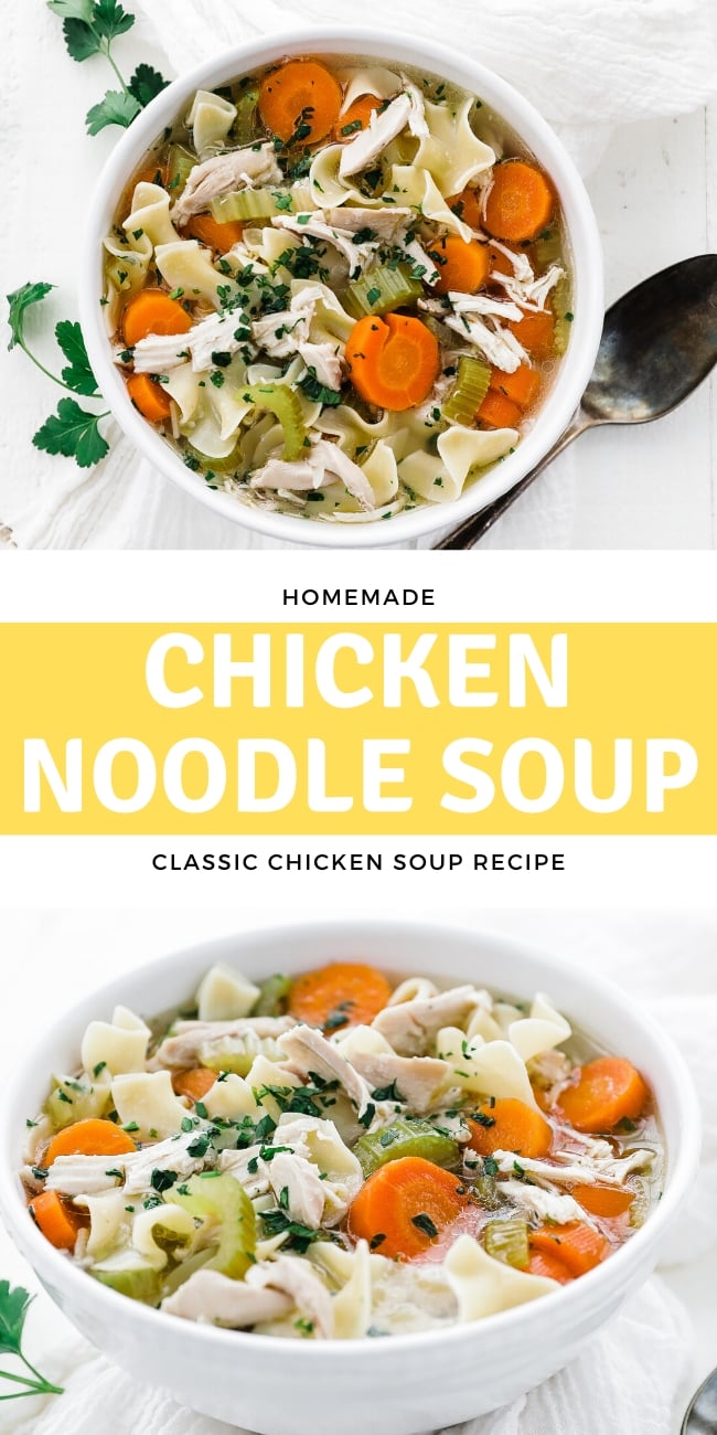 Homemade Chicken Noodle Soup Recipe - Chef Billy Parisi