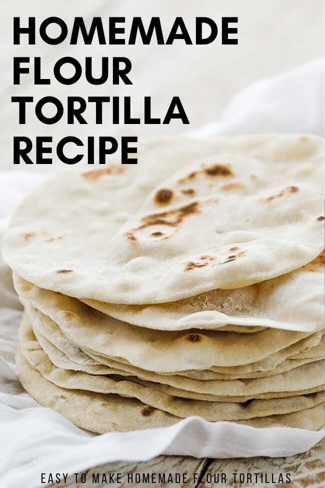 Homemade Flour Tortillas Recipe - Chef Billy Parisi