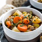 mulligan stew in a bowl