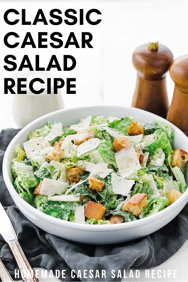 Classic Caesar Salad Recipe - Chef Billy Parisi