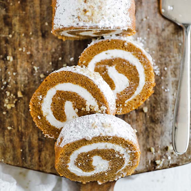 Delicious Classic Pumpkin Roll with Cream Cheese Filling Story - Lana's  Cooking