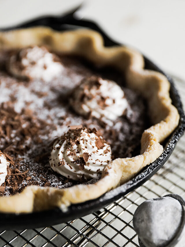 Homemade Chocolate Chess Pie Recipe Story - Chef Billy Parisi