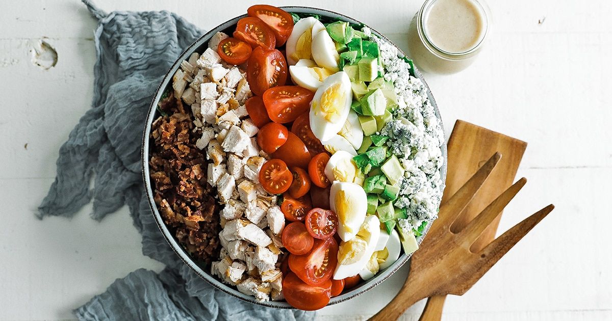 Traditional Cobb Salad Recipe - Chef Billy Parisi