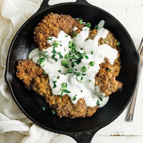 Keto Chicken Fried Steak