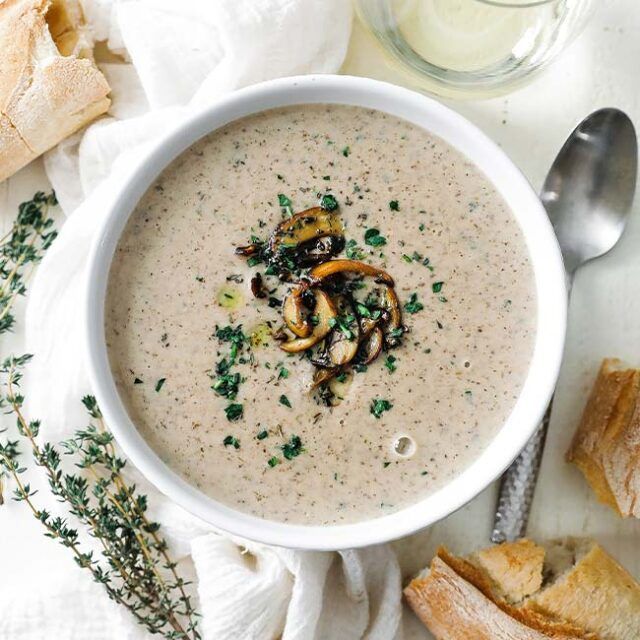 Homemade Cream Of Mushroom Soup Recipe Chef Billy Parisi