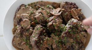 Delicious Classic Steak Diane Recipe - Chef Billy Parisi