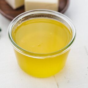 jar of clarified butter