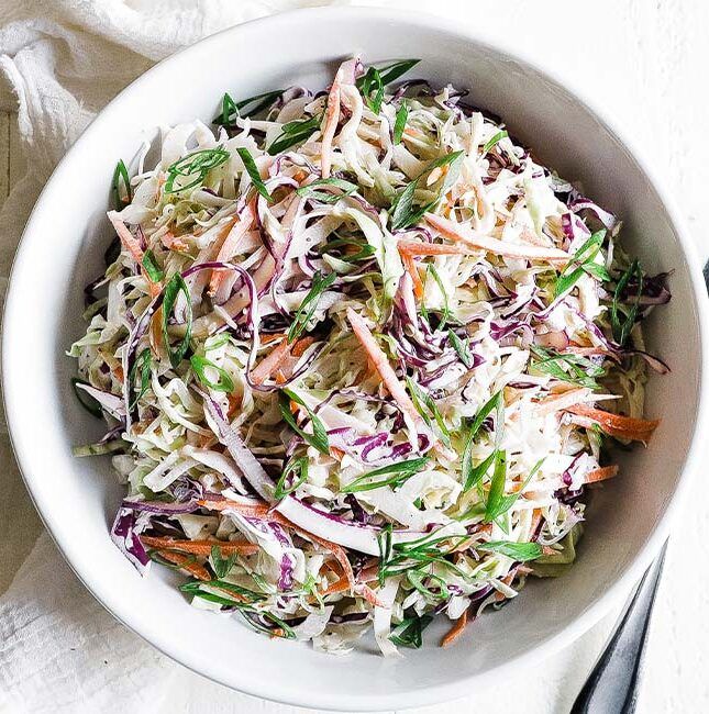 Easy Creamy Coleslaw