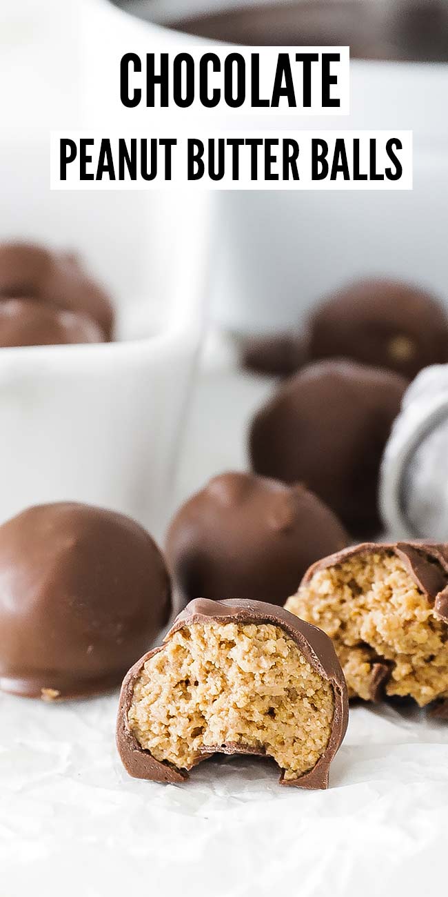 Homemade Chocolate Peanut Butter Balls Recipe - Chef Billy Parisi