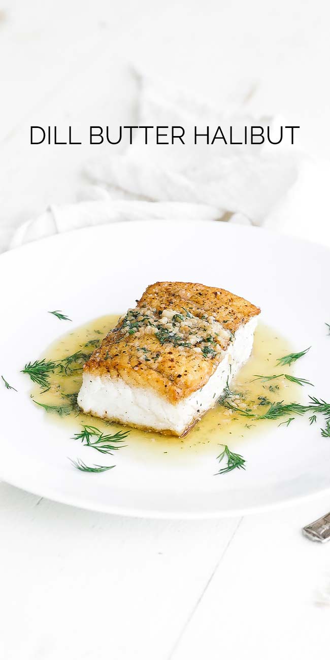 Pan Seared Halibut Recipe with Lemon Dill Butter Chef Billy Parisi