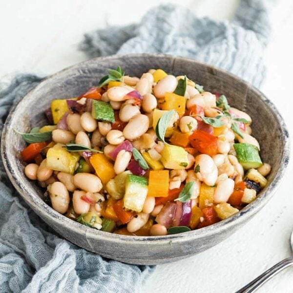 Mediterranean Vegetable and Bean Salad Recipe