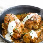 chicken parpikash in a bowl