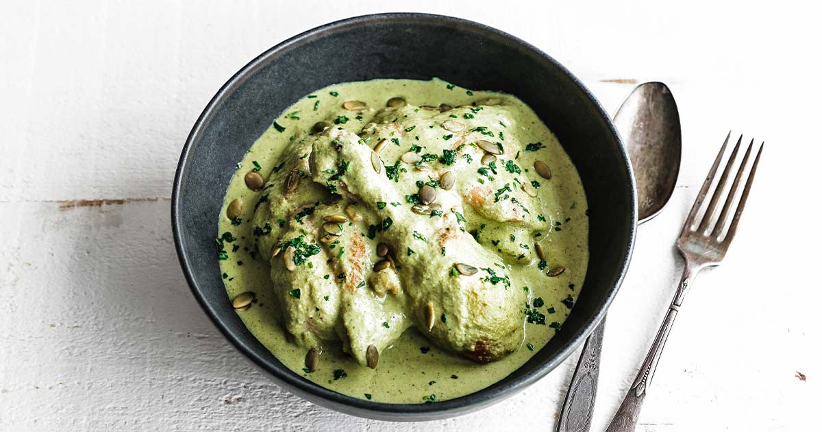 Pipian Verde Recipe with Chicken (Mole Verde) - Chef Billy Parisi