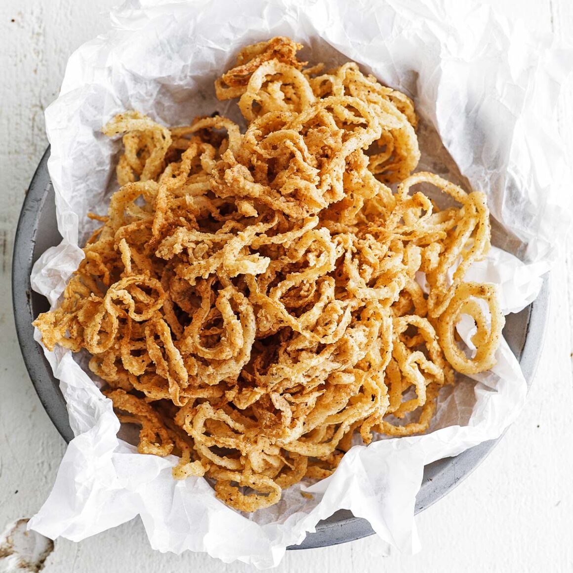 Fried Tobacco Onions Recipe - Chef Billy Parisi