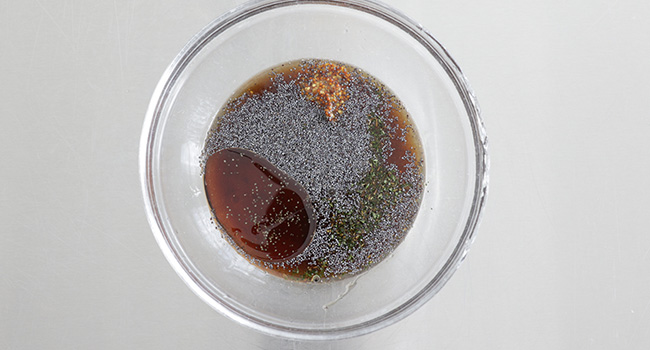 poppy seeds and vinegar in a bowl