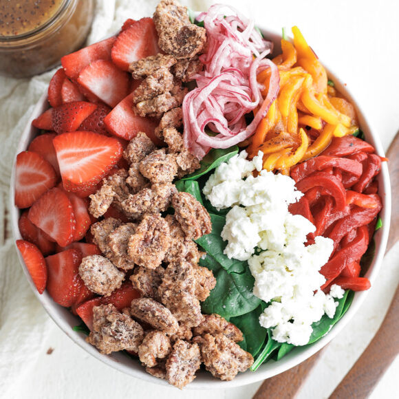 Strawberry Spinach Salad Recipe - Chef Billy Parisi