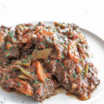 swiss steak on a plate